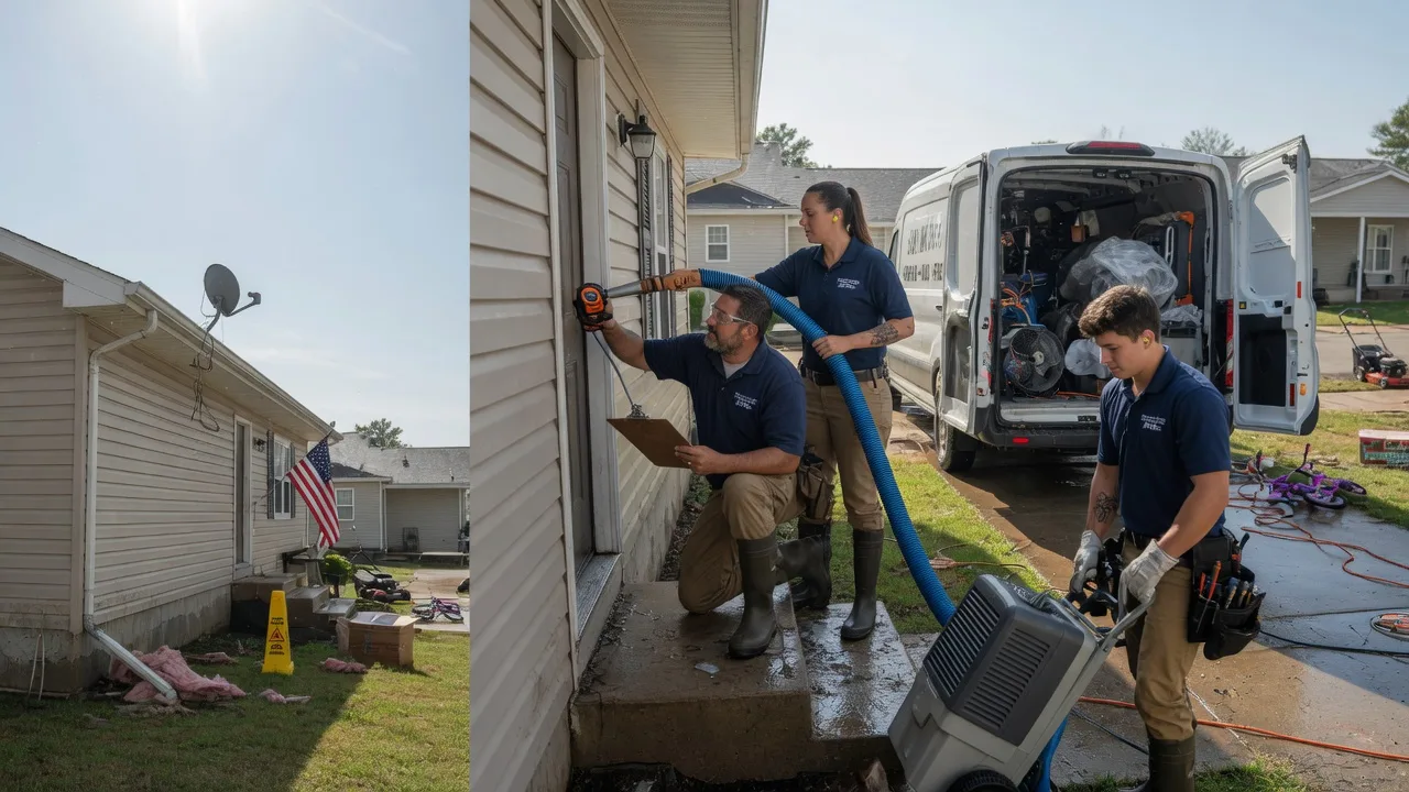 Ceiling Water Damage Restoration in Bokoshe, OK near me